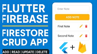 Flutter Firebase Firestore CRUD App | Full UI + Create Read Update Delete Tutorial (2025)