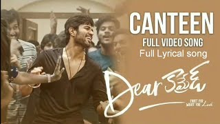 Dear Comrade - Collage canteen "Lyrical video song" | Vijay Devarakonda & Reshmika mandanna