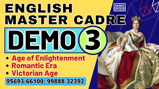 (Age of Enlightenment / Romantic Era / Victorian Age ) English Master Cadre DAY-3 Paid Group Demo