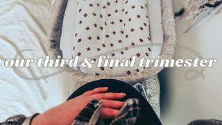 chatty 3rd & final trimester vlog/recap | maternity photo’s, low iron, baby prep & more🤰🏼🤍