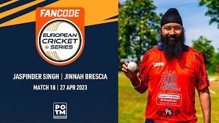 POTM: J.Singh - JIB vs JAB | Highlights | FanCode ECS Milan | 27 Apr 2023 | ECS23.255