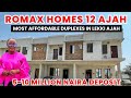 HOUSE FOR SALE IN LEKKI LAGOS | 60 MILLION NAIRA 4 BED TERRACE DUPLEX IN AJAH | ROMAX HOMES 12B AJAH