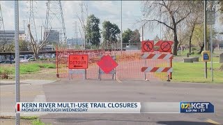 Kern River Bike Trail closures announced beginning Jan. 13