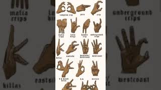 Crip Gang Signs