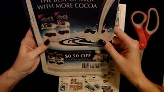 ASMR | Coupon Booklets | Paper Sounds | Coupon Clipping (Soft Spoken)