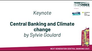 NextGen Central Banking: Central Banking and Climate change - A new era of monetary financing?
