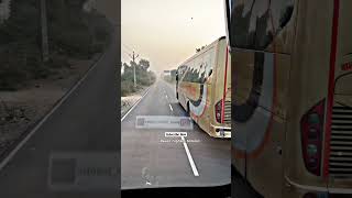 Ramdevra to Surat Fast Driving Malinath Travels #shortsvideo #marwadi_song #sound #driving #bus