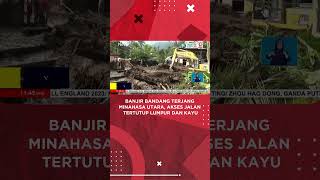 Banjir Bandang Terjang Minahasa Utara, Akses Jalan Tertutup Lumpur dan Kayu
