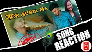 तोर सुरता मा | Tor Surta Ma Cg Song Reaction Video | Anurag Sharma Song | Tushar Song | Lkn TV