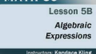 Math 60 - Lesson 5b