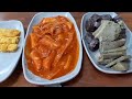 *맛있는 오징어 튀김.떡볶이.맛있는 순대 드세요 ㅋㅋ.아주 맛있어요 ㅋㅋ