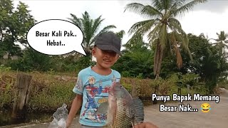 MAIN KETAPEL IKAN DI SPOT BARU IKANNYA BANYAK TAPI ADA YANG DARURAT