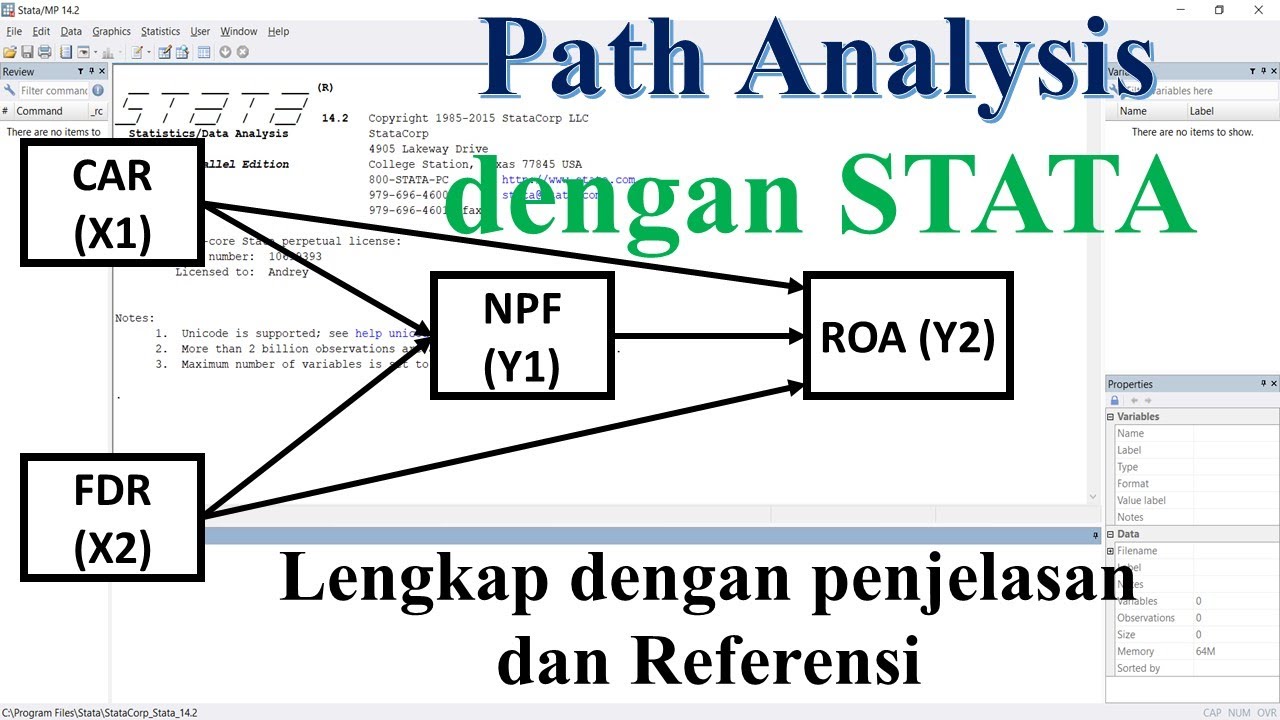 Path Analysis Dengan Stata Lengkap Dengan Penjelasan Dan Referensi