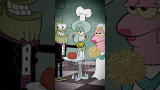 Squidward is a BETTER cook than SpongeBob?! #spongebobsquarepants #nickelodeon #krabbypatty