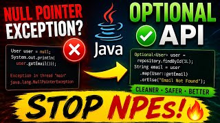 Java Optional API Explained in 10 Minutes | Stop NullPointerException Forever ๐ฅ