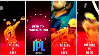 Ipl status Video Editing | IPL special Status Video Editing | csk video editing