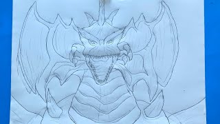 How to Draw Destoroyah | Face | Monsterverse