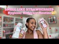 STRAWBERRY SCENTED SHOWER, HYGIENE & BODY CARE ROUTINE🍓🍰 #shower #bodycare #showerroutine #hygiene