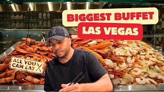 BACCHANAL BUFFET Food Tour in Las Vegas CAESARS PALACE (All You Can Eat!)