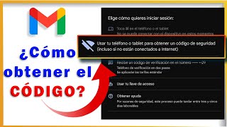 Usar tu teléfono o Tablet para obtener un código de seguridad