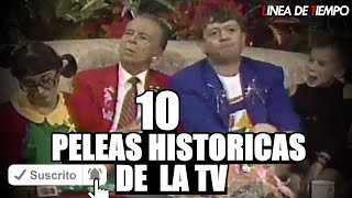 Con Chabelo, Chilindrina y Camilo Sesto: Top 10 históricas peleas en televisión