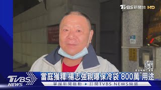 涉台南議長黑金賄選! 楊志強被請回親曝保冷袋800萬用途 ｜TVBS新聞