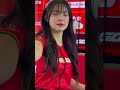 多慧發飲料 拿到多慧發的飲料太幸運了 李多慧 이다혜 棒球 啦啦隊 cheerleader baseball 台湾野球チア 台湾野球