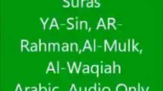 Suras Al Waqiah,Al Mulk,Ya sin,Ar Rahman and Very Emotional Dua Must Listen
