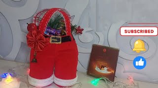 Santa Claus🍬candy pant bag fast and easy сумка для брюк Деда🎅Мороза быстро и легко💡@ideaTvDIY