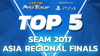 SFV: TOP 5 MOMENTS - SEAM 2017 - CPT 2017