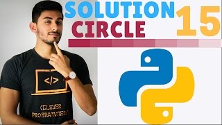 Learn Python Programming - 15 - Solution Circle of Squares (Exercise)