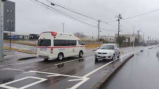 上越消防署直江津区内急病出動🚑💨上越救急1