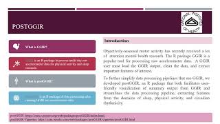 postGGIR: An Open Source R/R-Markdown Package for Post-GGIR Processing of Accelerometer Data