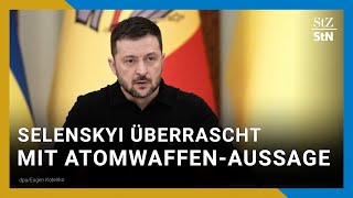 Ukraine hätte ihre Atomwaffen laut Selenskyj nie aufgeben dürfen