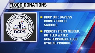 Flood donations in Daviess County interview