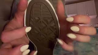 shoe scratching asmr (no talking) | leather & fabrics etc