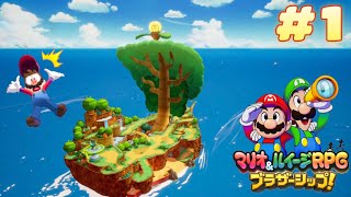 #1【※ネタバレ注意RPG】　「マリオ＆ルイージRPG:ブラザーシップ!」