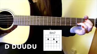 How to play "With Or Without You" U2 - EASY - Guitar Tutorial - beginner