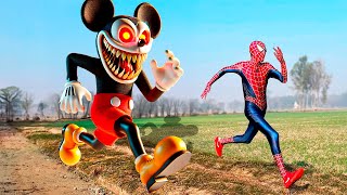 Homem aranha e o Mickey Malvado ( Homem Aranha Desenho Animado )  Mickey Mouse