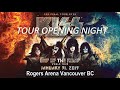 KISS: Opening Night - 2019 (Full Set) End of The Road tour live ay Rogers Arena Vancouver BC