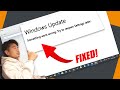 How to Fix Windows Update Something went wrong try to open settings later