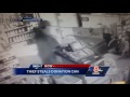 Man swipes charity collection jar from gas station counter