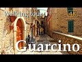 Guarcino (Lazio), Italy【Walking Tour】History in Subtitles - 4K