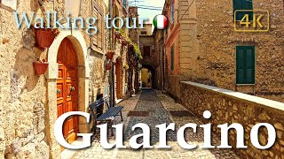 Guarcino (Lazio), Italy【Walking Tour】History in Subtitles - 4K