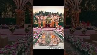 Unique wedding backdrop design #wedding #weddingdecoration #joynagarvloger