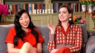 Anne Hathaway and Awkwafina Ocean's 8 interview