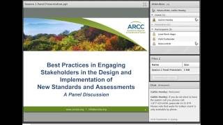 Engaging Stakeholders: New Standards and Assessments Webinar June 27 2016