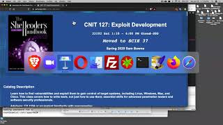 CNIT 127: Ch 2: Stack overflows on Linux