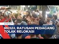 Pedagang di Pasar Larangan Tolak Relokasi, Aksi Saling Dorong Tak Terhindarkan!