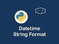 datetime string format in python 😀